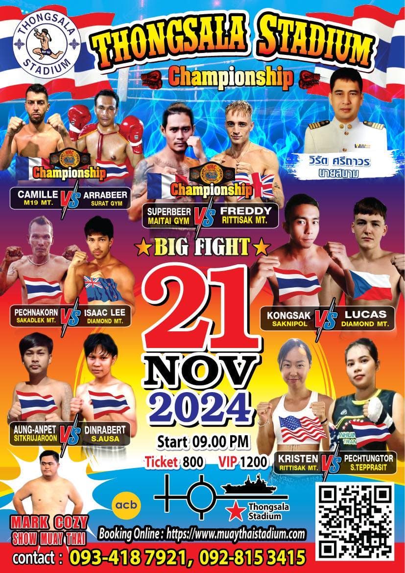21 November 2024, Thong Sala Stadium