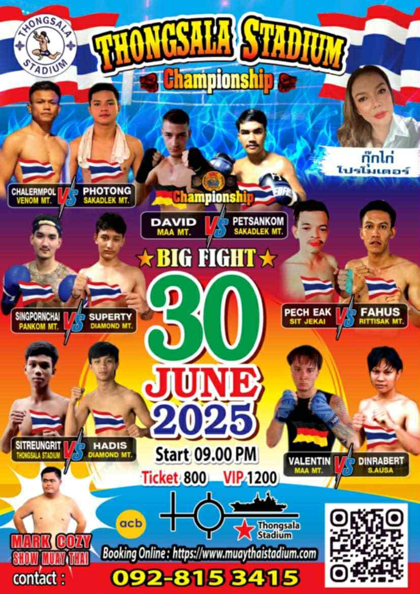 30 June 2025, Thong Sala Stadium