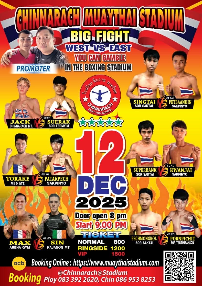 12 December 2025, Chinnarach Stadium