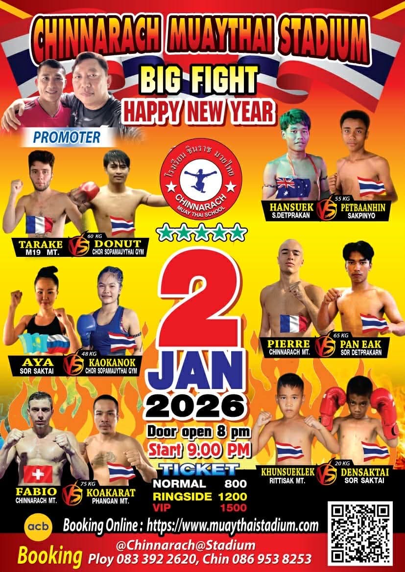 2 January 2026, Chinnarach Stadium