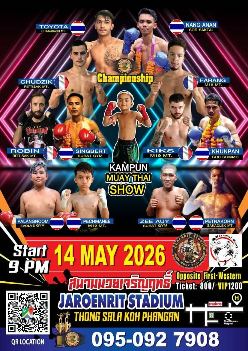 Fight night Jaroenrit Stadium