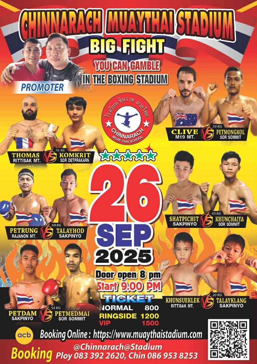 26 September 2025, Chinnarach Stadium