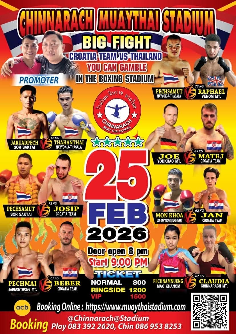 25 February 2026, Chinnarach Stadium